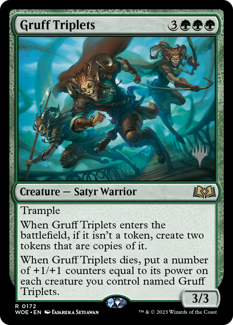 Gruff Triplets (PPWOE-172P) -  Foil