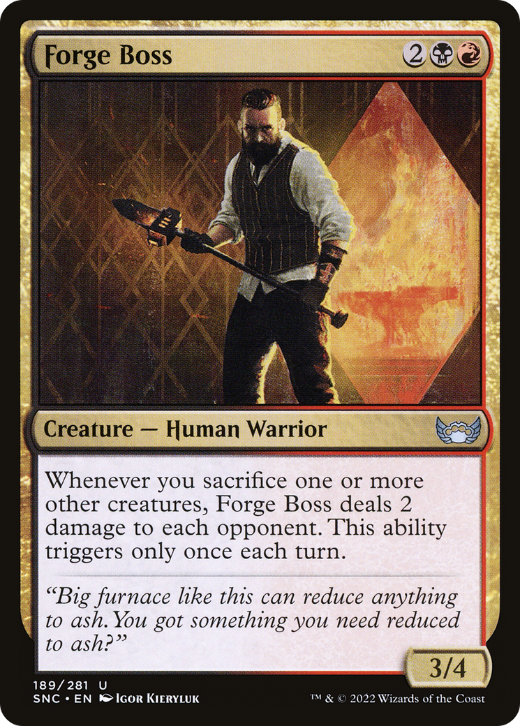 Forge Boss (SNC-189) -  Foil