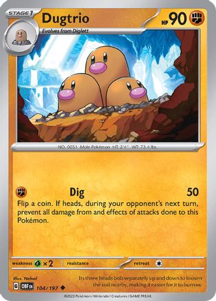 Dugtrio 104 -