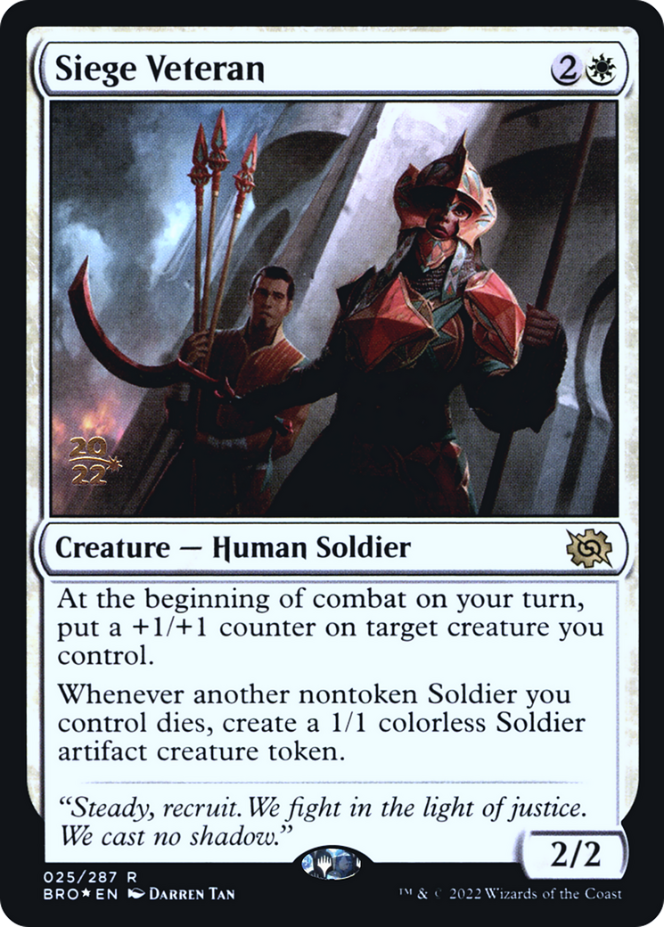 Siege Veteran (PRE-25S) -  Foil