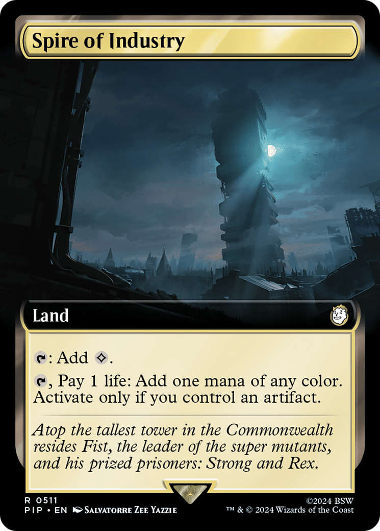 Spire of Industry (PIP-511) - : (Extended Art) Foil