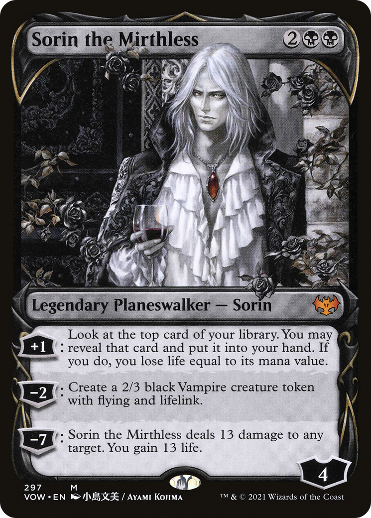 Sorin the Mirthless (VOW-297) - : (Showcase)