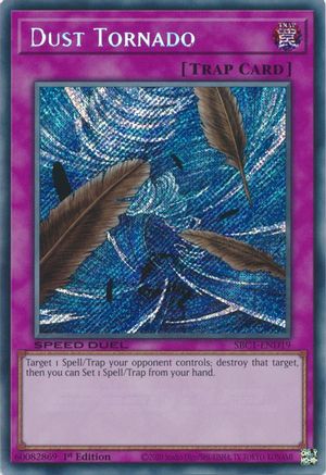 Dust Tornado (Secret Rare) (SBC1-END19) - Speed Duel: Streets of Battle City 1st Edition