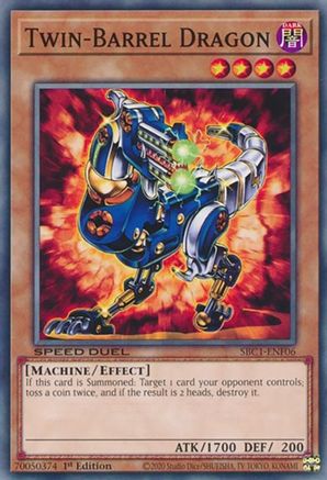 Twin-Barrel Dragon (SBC1-ENF06) - Speed Duel: Streets of Battle City 1st Edition