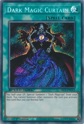 Dark Magic Curtain (Secret Rare) (SBC1-ENG13) - Speed Duel: Streets of Battle City 1st Edition