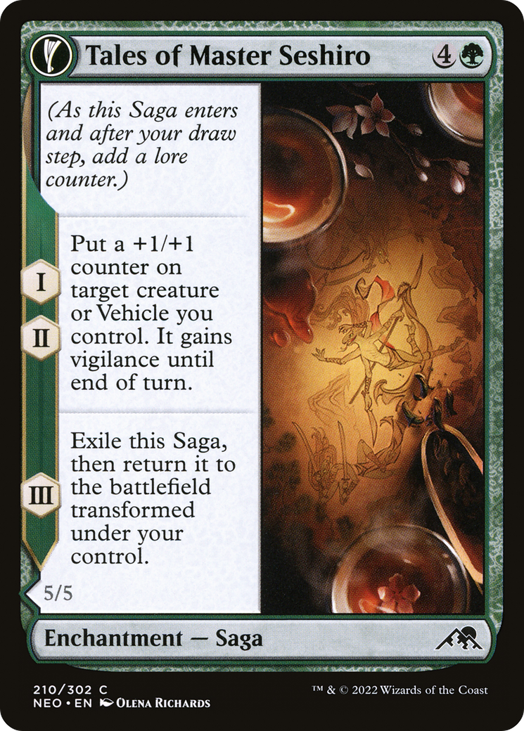 Tales of Master Seshiro // Seshiro's Living Legacy (NEO-210) - : (fandfc, enchantment) Foil