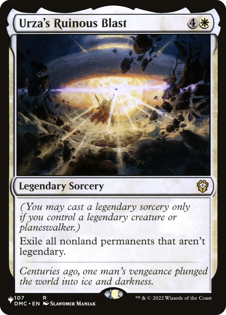 Urza's Ruinous Blast (LIST-DMC-107) -