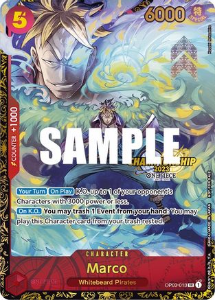 Marco (Championship 2023) (OP03-013) - One Piece Promotion Cards Foil