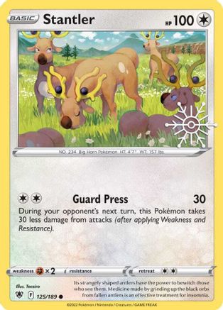 Stantler - 125/189 (Holiday Calendar) 125 - Holofoil