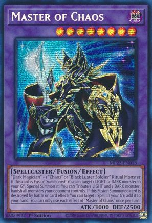 Master of Chaos (MP23-EN018) - 25th Anniversary Tin: Dueling Heroes Mega Pack 1st Edition