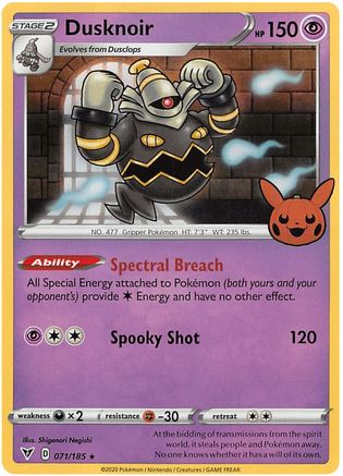 Dusknoir 71 - Holofoil