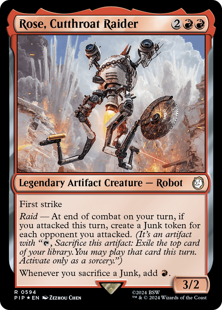 Rose, Cutthroat Raider (PIP-594) -  Foil