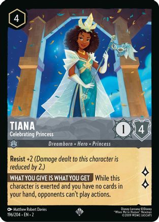 Tiana - Celebrating Princess (196/204) - Rise of the Floodborn