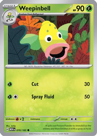 Weepinbell 70 - Reverse Holofoil