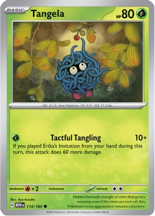 Tangela - 114/165 114 - Reverse Holofoil