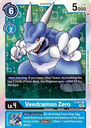 Veedramon Zero - P-011 (Resurgence Booster Reprint) (P-011) - Resurgence Booster Foil