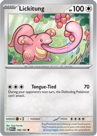 Lickitung 108 - Reverse Holofoil