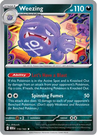 Weezing 110 - Holofoil