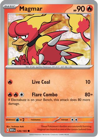 Magmar 126 - Reverse Holofoil