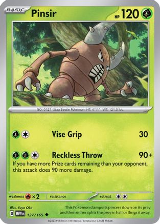 Pinsir 127 - Reverse Holofoil