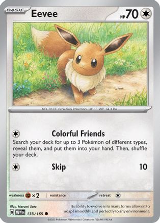 Eevee 133 - Reverse Holofoil