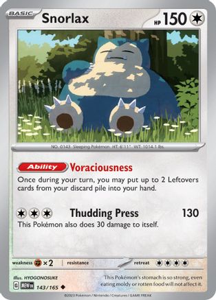 Snorlax 143 -