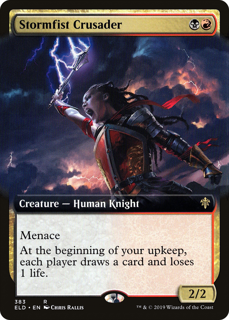 Stormfist Crusader (ELD-383) - : (Extended Art) Foil