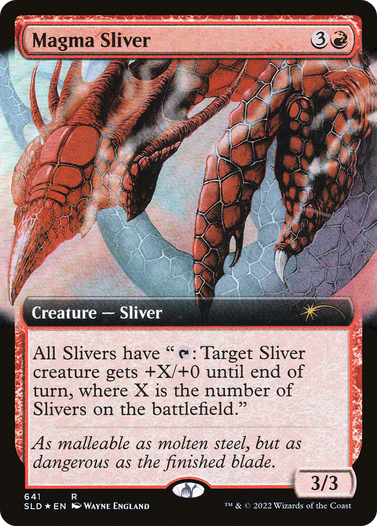 Magma Sliver (SLD-641) - : (Extended Art) Foil