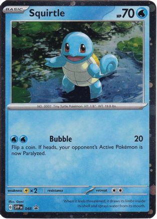 Squirtle - 048 (Cosmos Holo) 48 - Holofoil