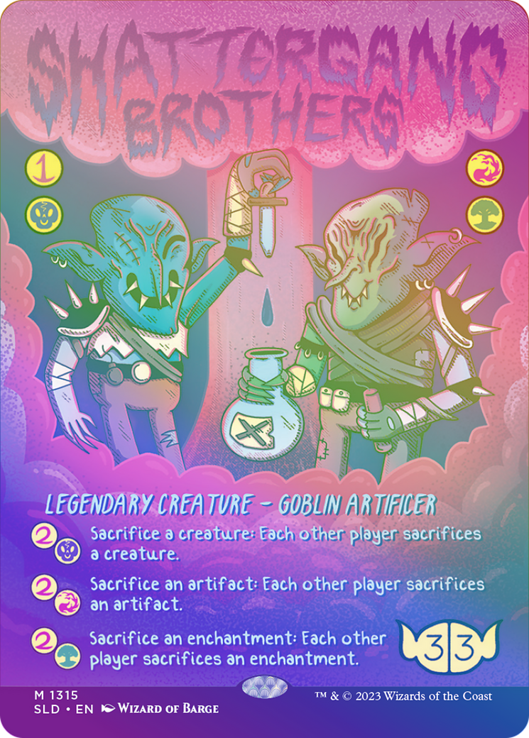 Shattergang Brothers (SLD-1315★) -  (Borderless) Foil