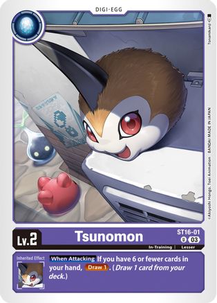 Tsunomon (ST16-01) - Starter Deck 16: Wolf of Friendship