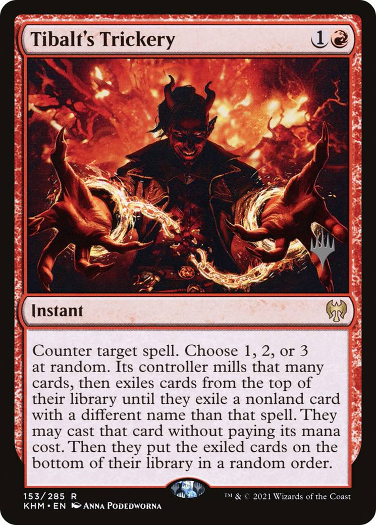 Tibalt's Trickery (PPKHM-153P) -  Foil