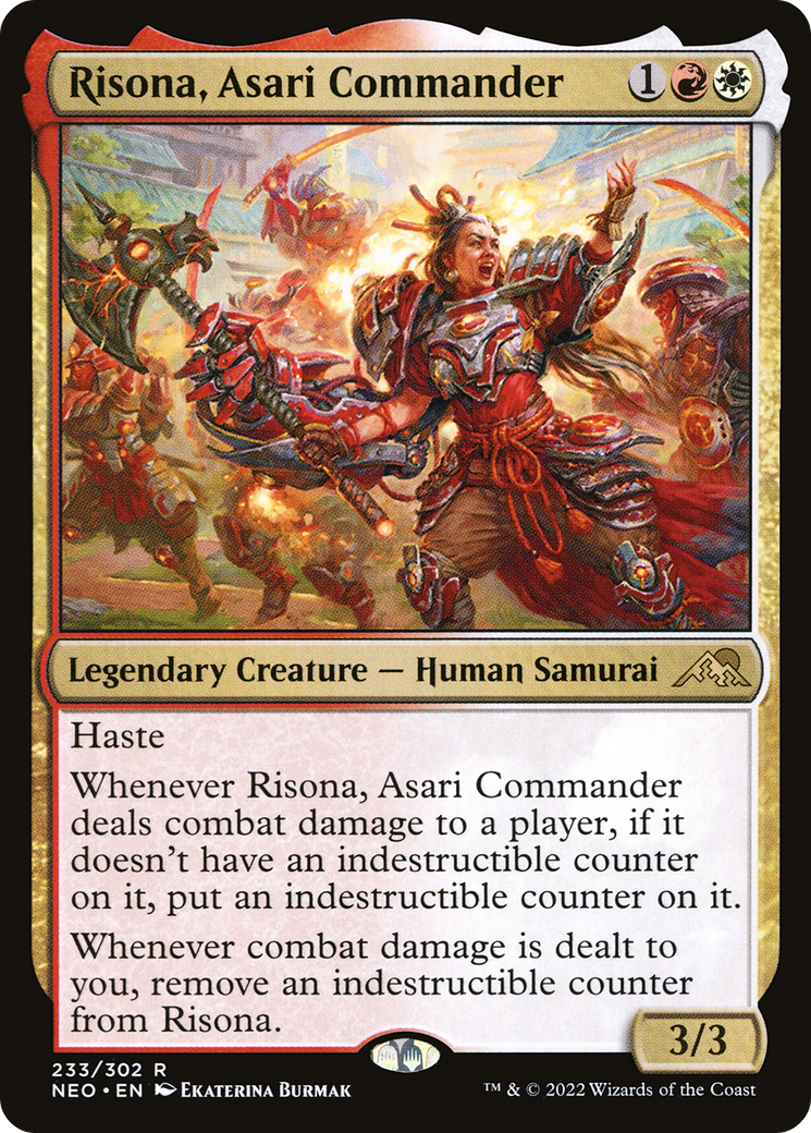 Risona, Asari Commander (NEO-233) -  Foil