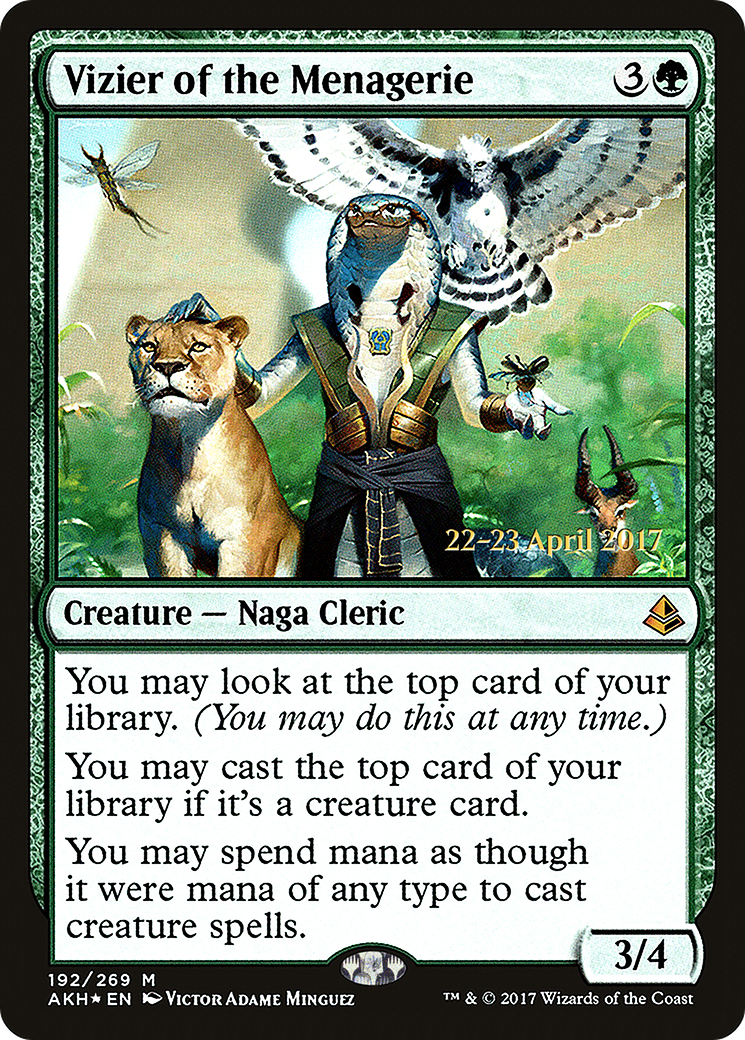 Vizier of the Menagerie (PRE-192S) -  Foil