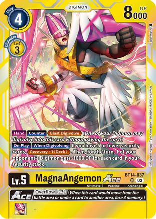 MagnaAngemon ACE (BT14-037) - Blast Ace Foil