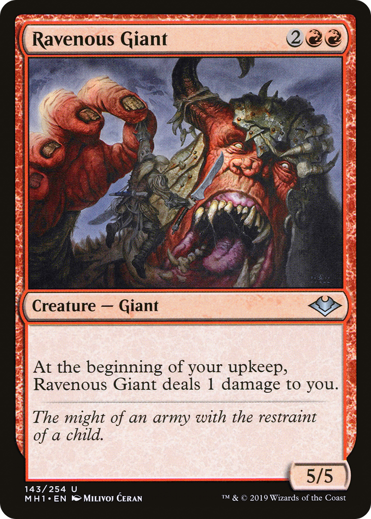 Ravenous Giant (MH1-143) -  Foil