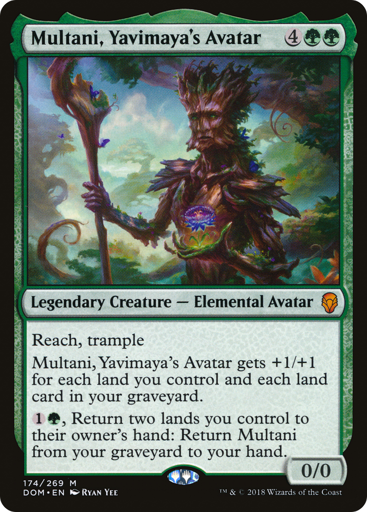 Multani, Yavimaya's Avatar (DOM-174) -  Foil