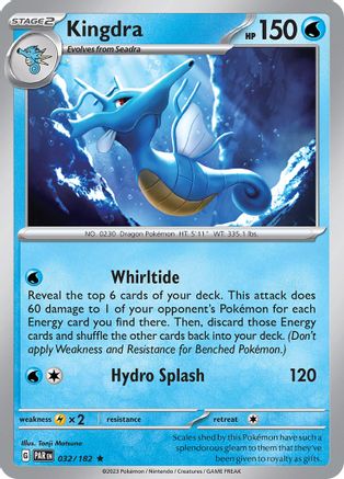 Kingdra 32 - Reverse Holofoil