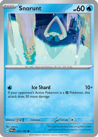 Snorunt - 037/182 37 -