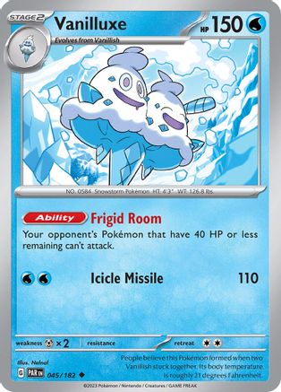 Vanilluxe 45 - Reverse Holofoil