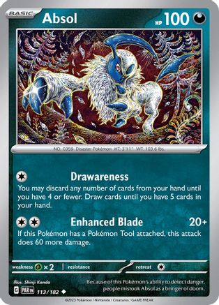 Absol 113 - Reverse Holofoil