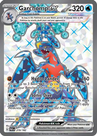 Garchomp ex - 219/182 219 - Holofoil