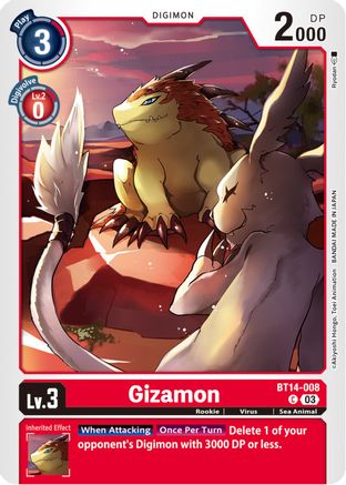 Gizamon (BT14-008) - Blast Ace