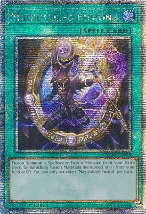 Magicalized Fusion (Quarter Century Secret Rare) (RA01-EN058) - 25th Anniversary Rarity Collection 1st Edition