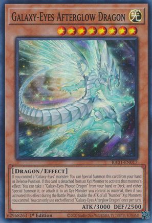 Galaxy-Eyes Afterglow Dragon (RA01-EN017) - 25th Anniversary Rarity Collection 1st Edition