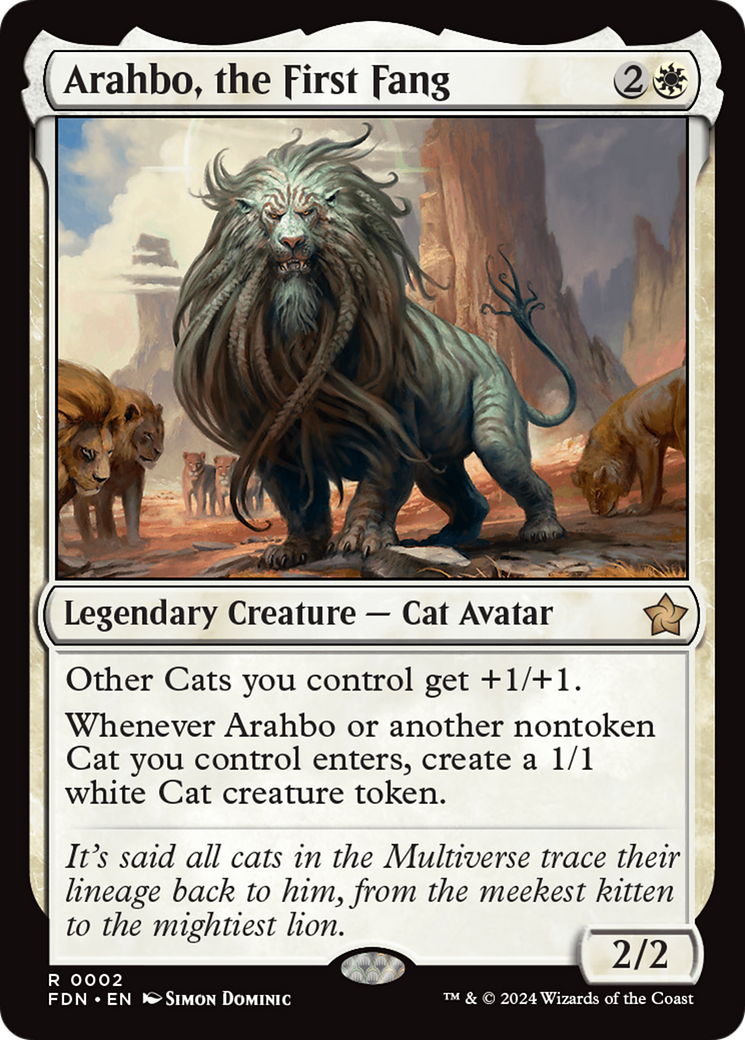 Arahbo, the First Fang (FDN-002) -  Foil