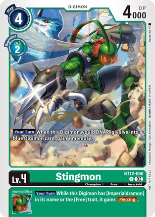 Stingmon (NYCC 2023 Demo Deck) (BT12-050) - Across Time