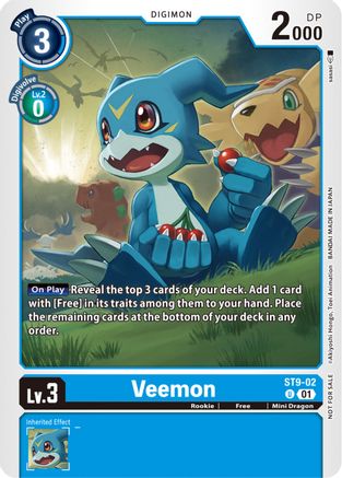 Veemon (NYCC 2023 Demo Deck) (ST9-02) - Starter Deck 09: Ultimate Ancient Dragon