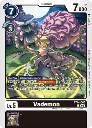 Vademon (BT14-065) - Blast Ace