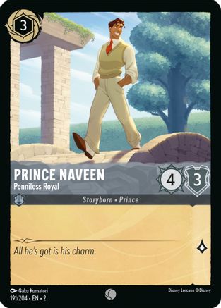 Prince Naveen - Penniless Royal (191/204) - Rise of the Floodborn Cold Foil